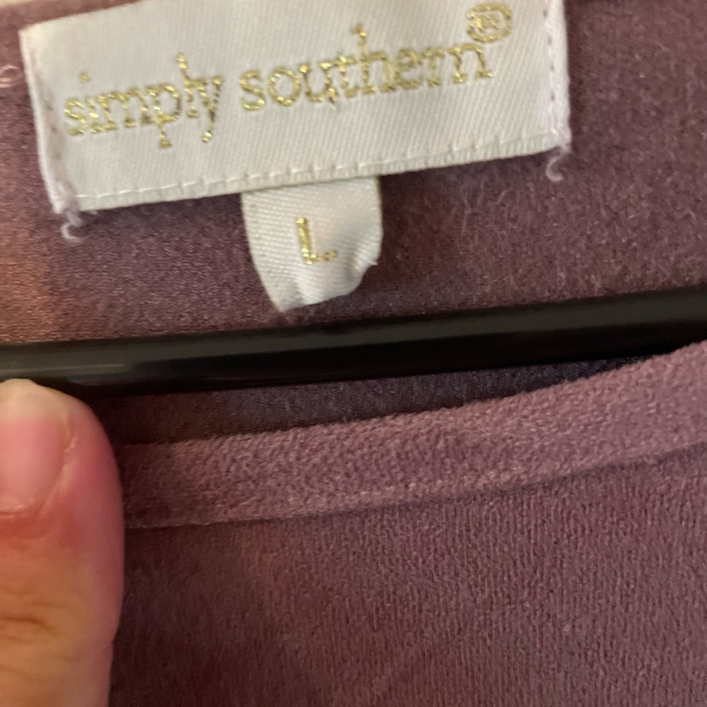 Mauve Suede Dress